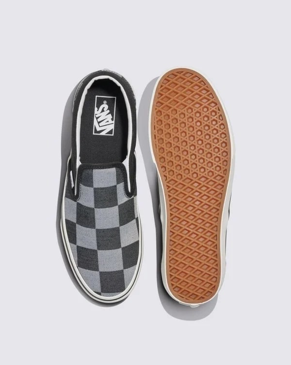 Vans Classic Slip-On Mono Checkerboard - Black