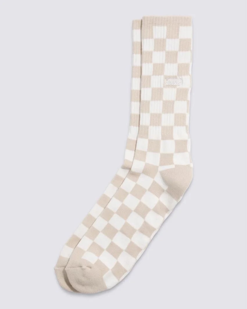 Vans Checkerboard Crew Sock - Oatmeal
