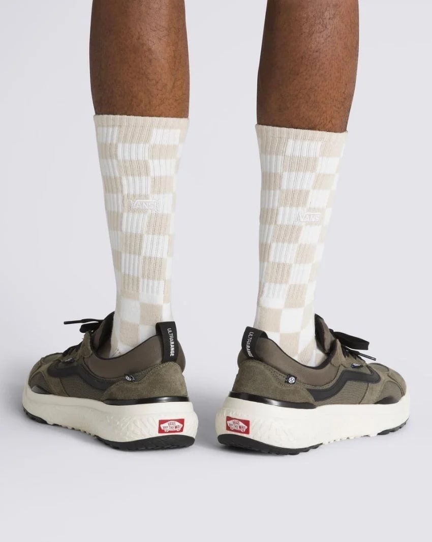 Vans Checkerboard Crew Sock - Oatmeal