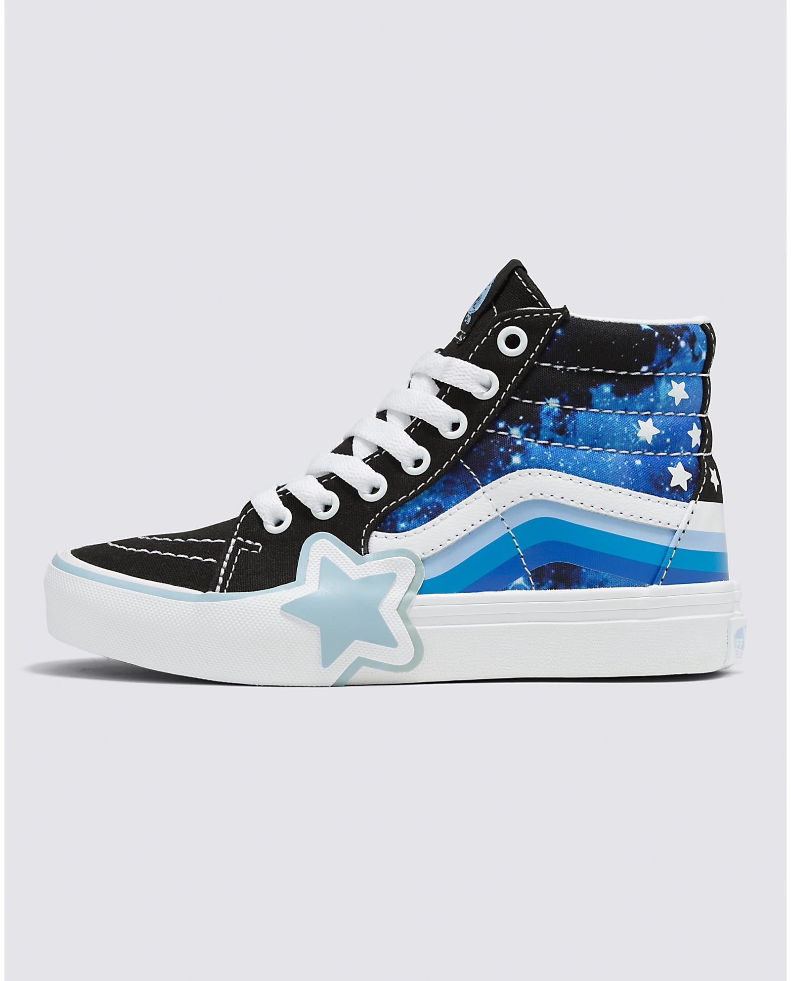 Vans Sk8-Hi Kids Rainbow Star Glow Galaxy Black / Blue