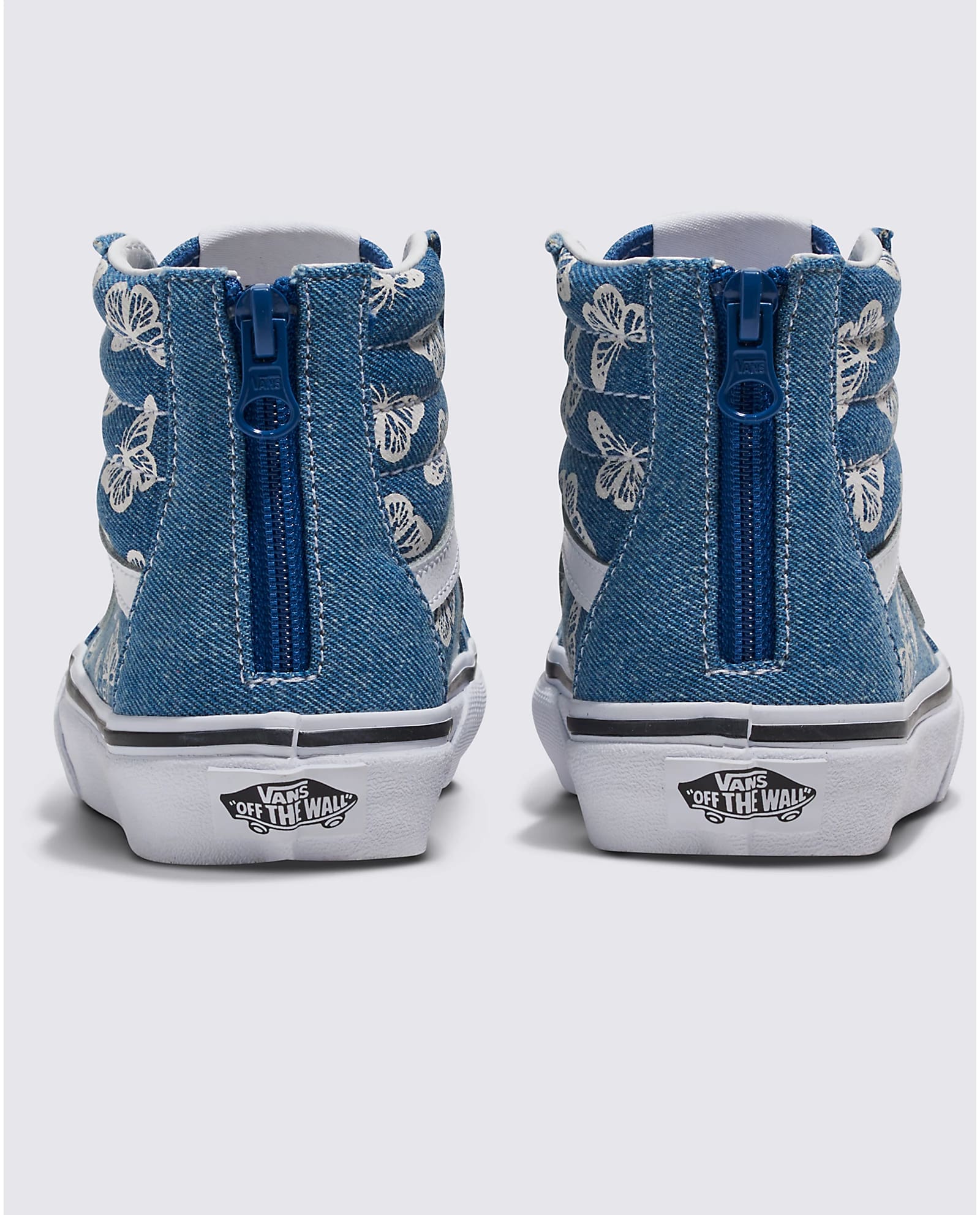 Vans Sk8-Hi Zip Kids Denim - Navy / True White