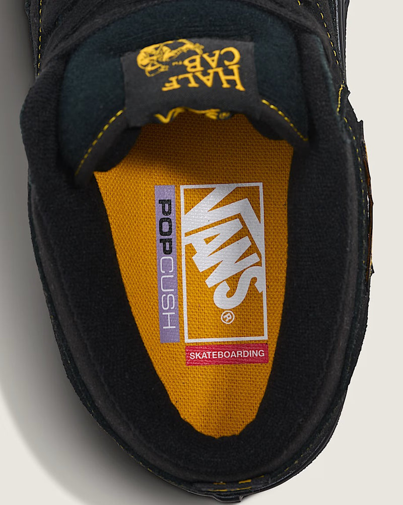 Vans Skate Half Cab - Black/Mustard