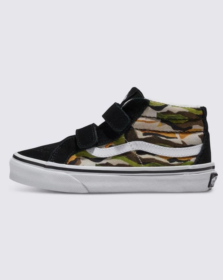 Vans Sk8-Mid Reissue V Kids - Painted Camo Green/Multi