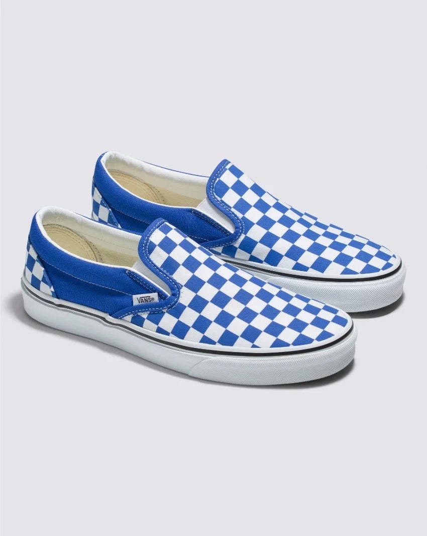 Vans Classic Slip On - Colour Theory Checkerboard Blue