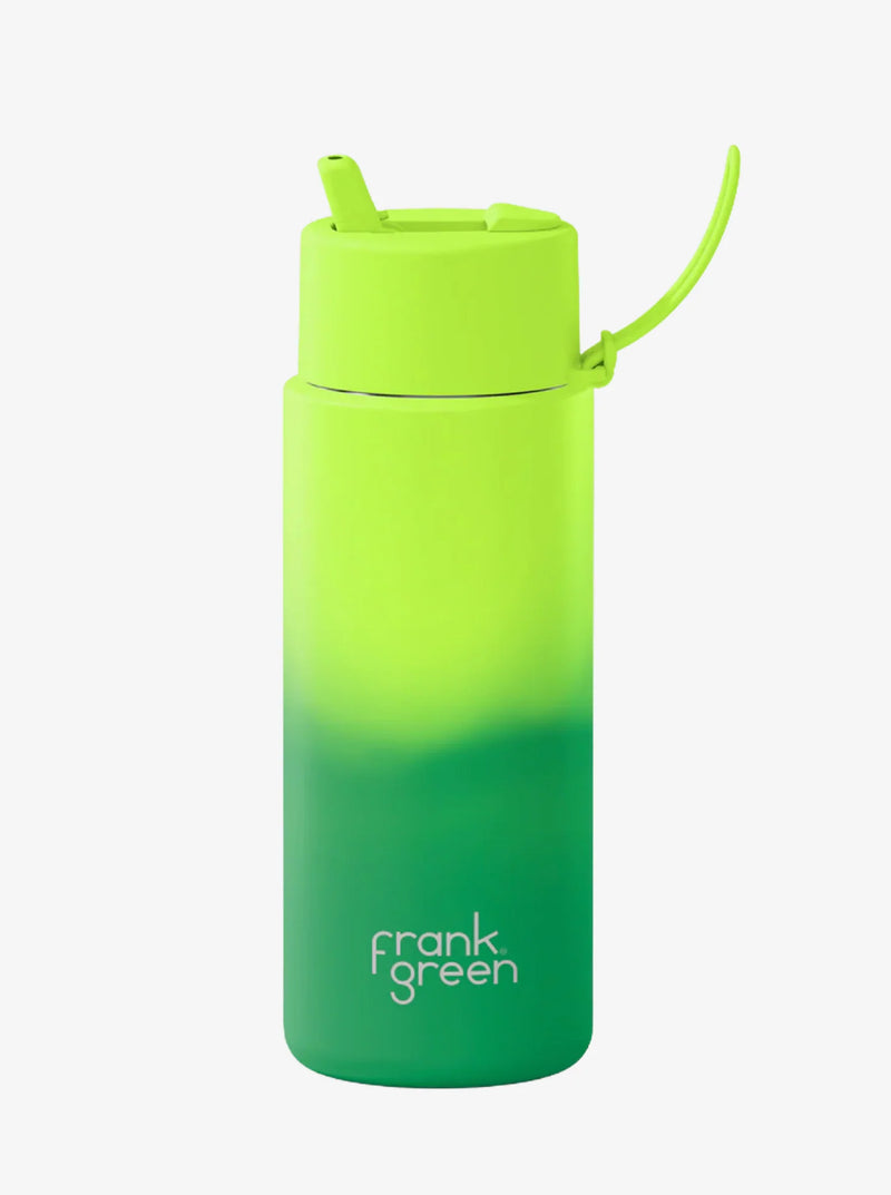 Frank Green Volt Colour Changing SS Ultralite Reusable Bottle with Flip Straw Lid - 1000ml (34oz)