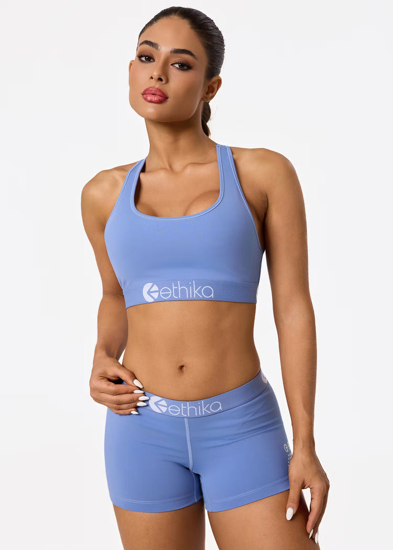 Ethika Womens SubZero Bolt Royal Sports Bra