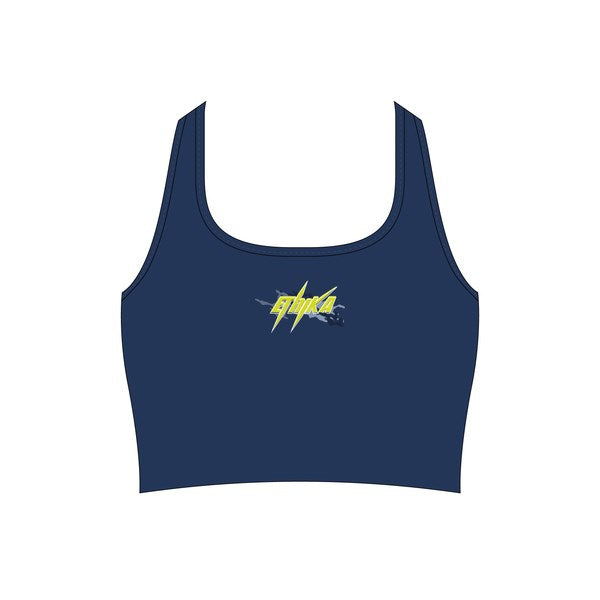 Ethika Womens SubZero Bolt Royal High Impact Sports Bra