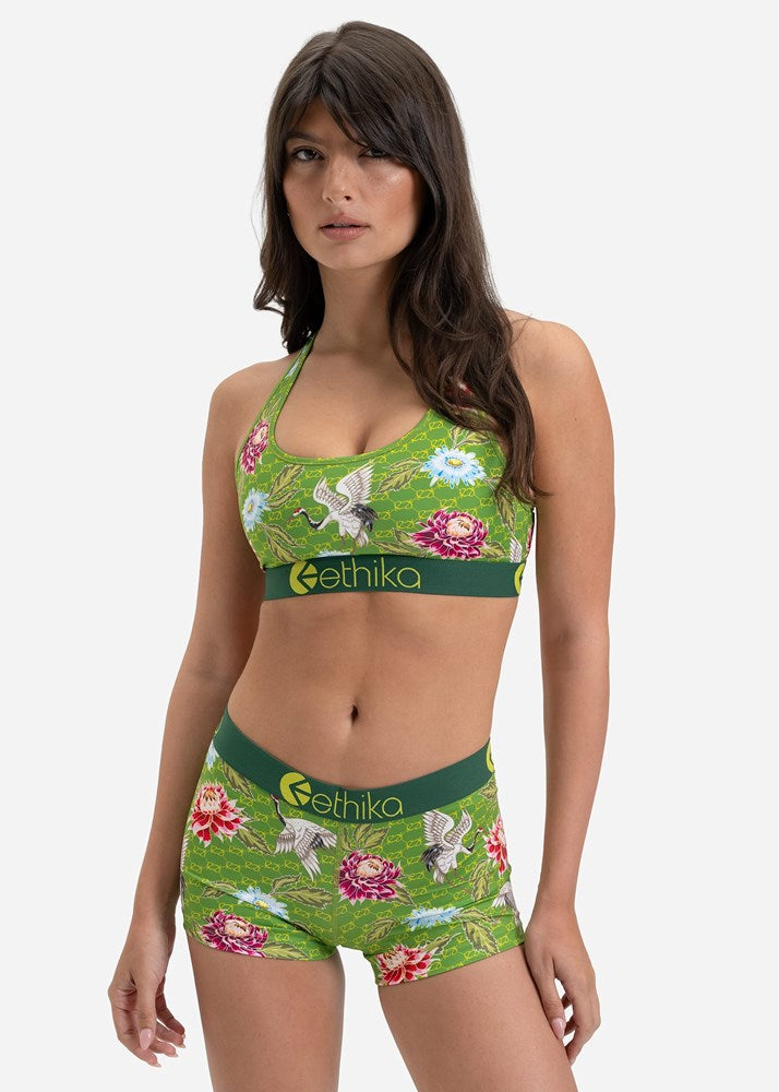Ethika Womens Crane Heritage Sports Bra