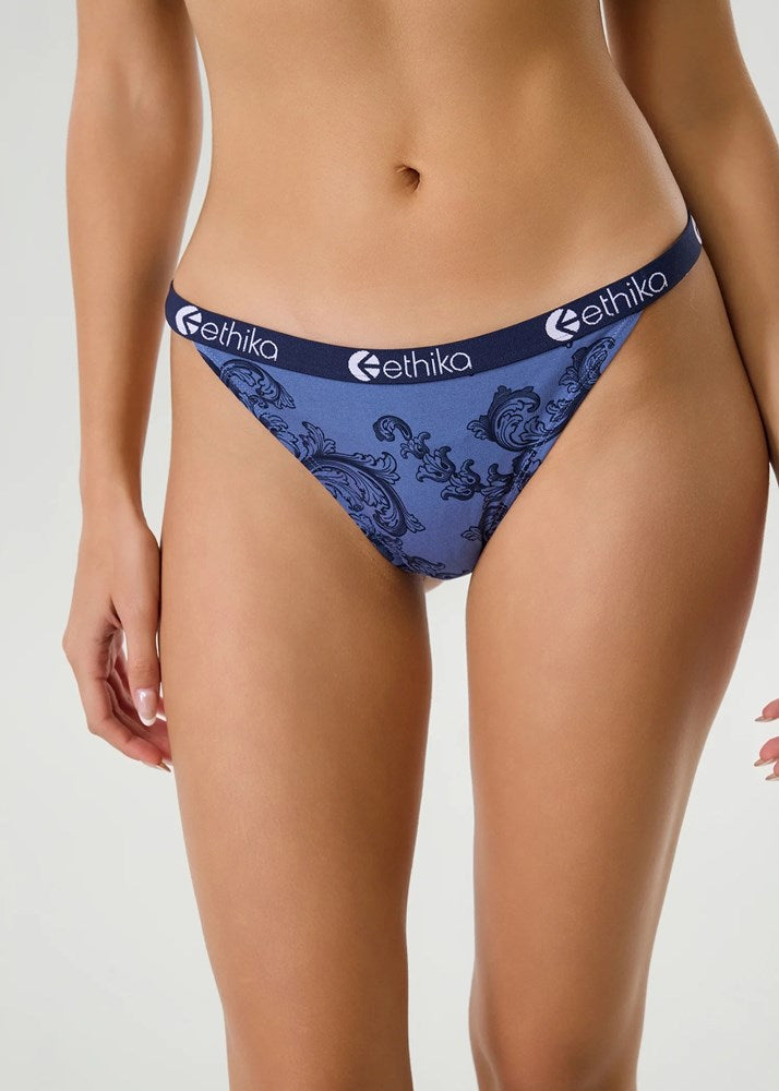 Ethika Womens Familie Crest Brazilian Cheeky