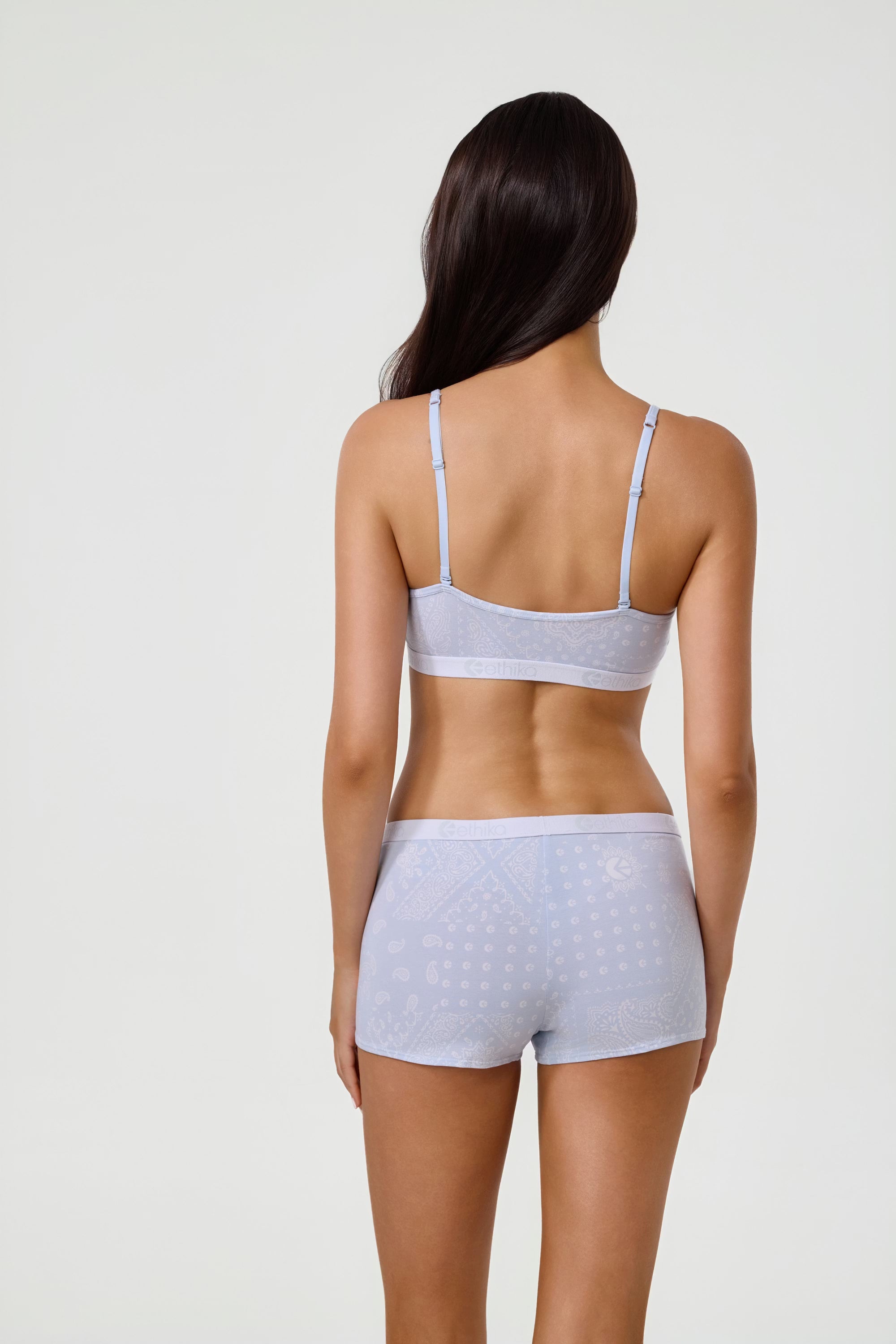 Ethika Womens Ice Paisley Pullover Bra