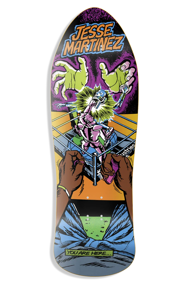 World Industries Jesse Martinez Rock 'Em Shock 'Em 10.126" Deck