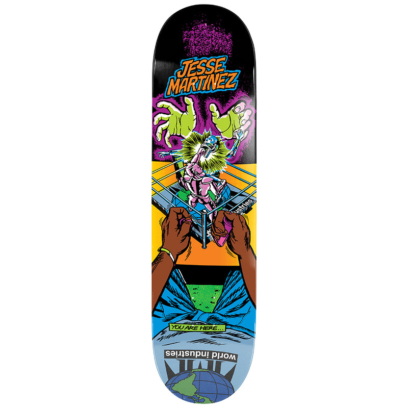 World Industries Jesse Martinez Rock 'Em Shock 'Em 8.5" Deck