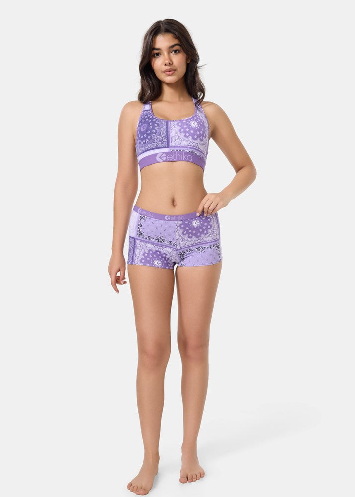 Ethika Womens Muted Motifs Shorty