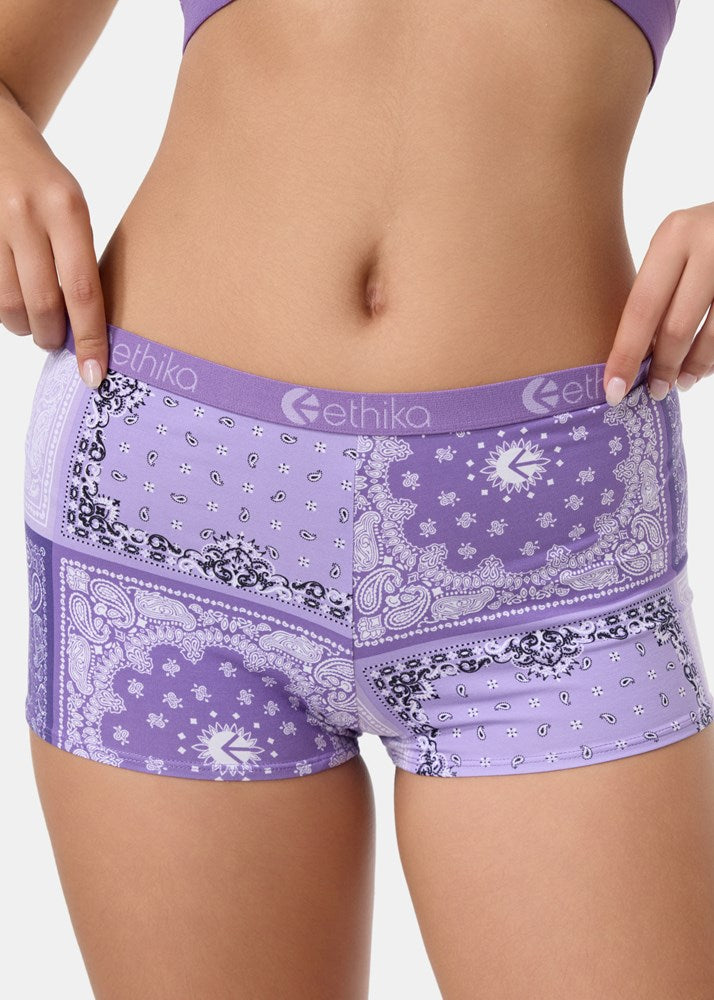Ethika Womens Muted Motifs Shorty