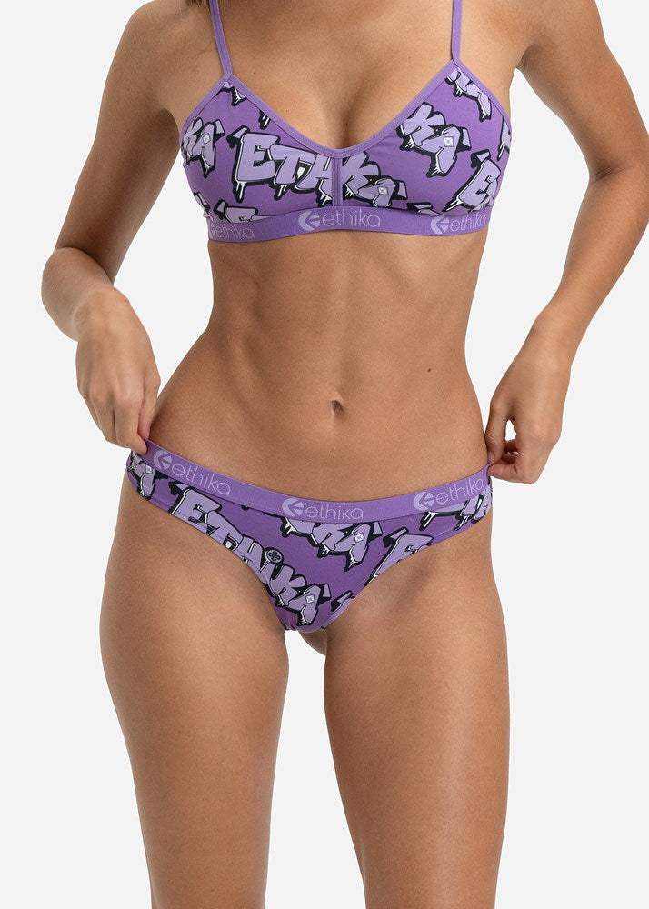 Ethika Womens Drip Wave Thong