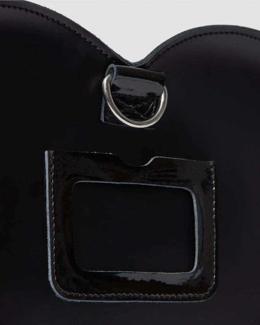Dr. Martens Heart Backpack - Black Kiev & Patent Lamper