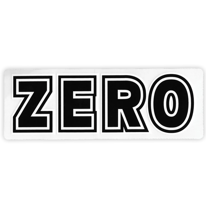 Zero Bold Sticker