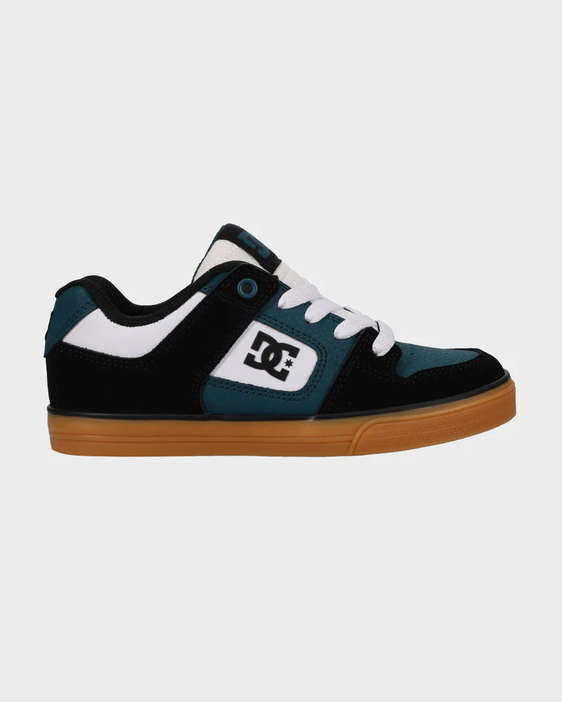 DC Boys Pure - Black/White/Emerald