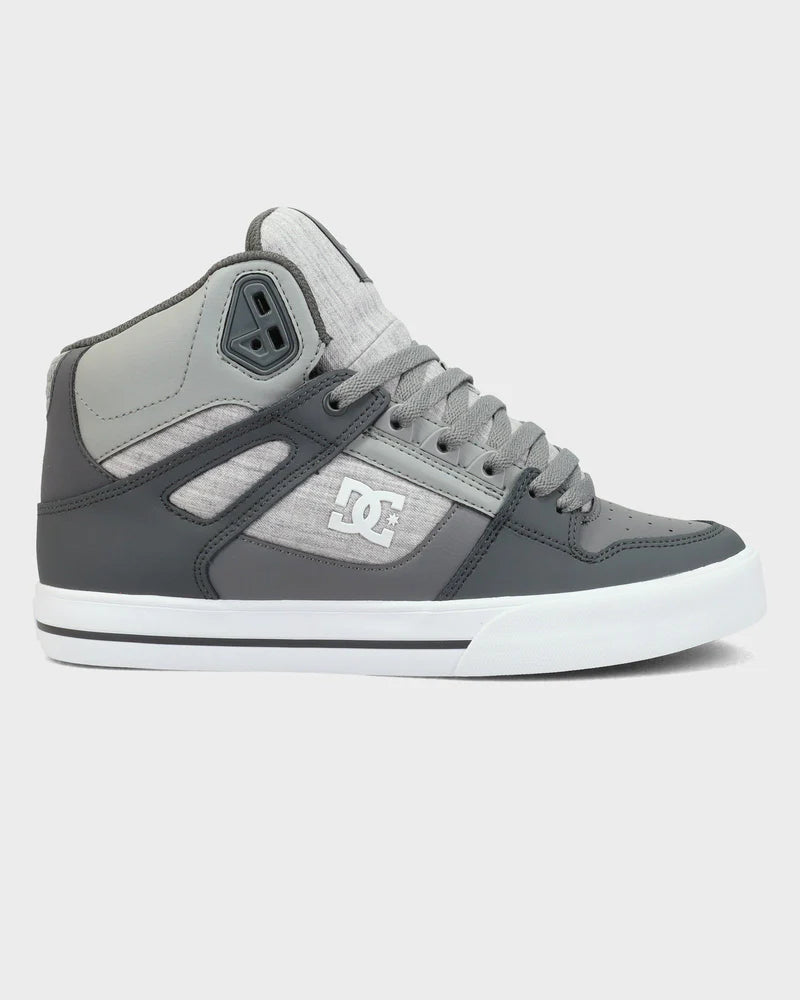 DC Pure High-Top WC - Grey/Grey/White