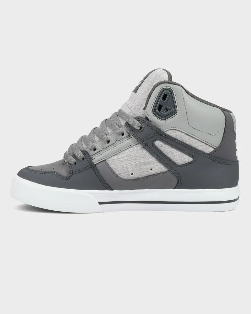 DC Pure High-Top WC - Grey/Grey/White