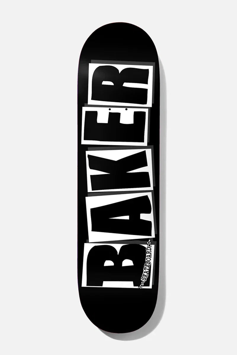 BAKER BRAND LOGO BLACK/WHITE DECK 8.25