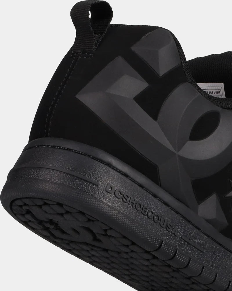 DC Court Graffik Beveled - Black/Black/Grey
