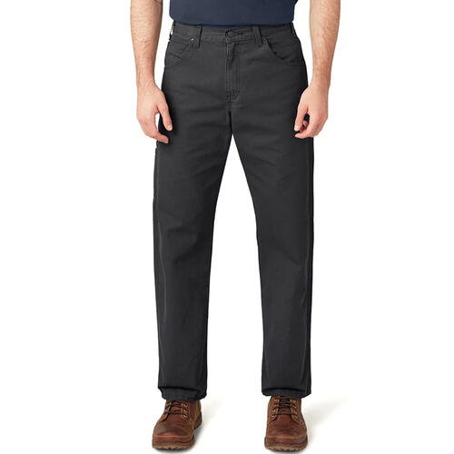 Dickies Canvas Utility Carpenter Pants - Rinsed Black