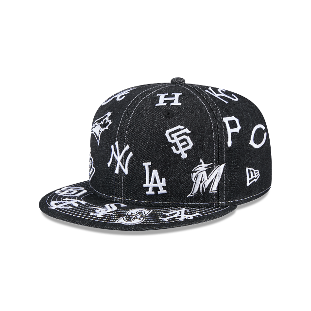 New Era All Teams Denim Black 59FIFTY Fitted