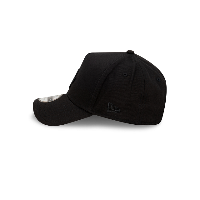 New Era Los Angeles Dodgers Black on Black 9FORTY A-Frame Snapback
