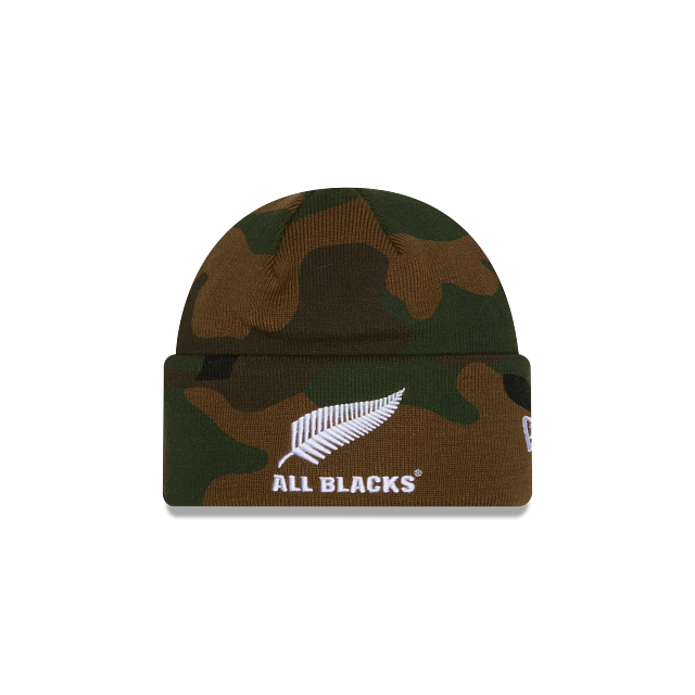 New Era All Blacks Woodland Camo Beanie