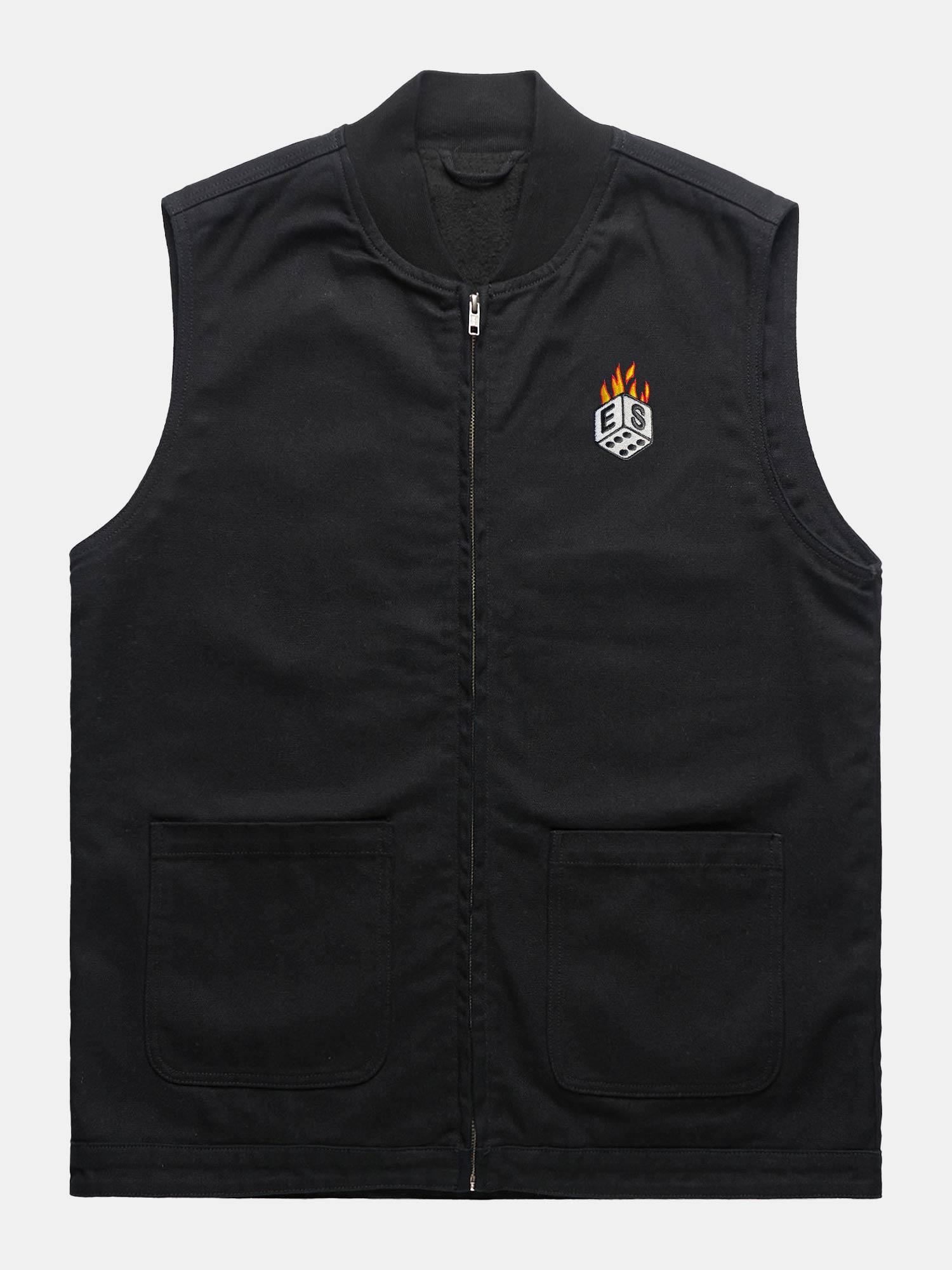 Empire Flaming Dice Vest