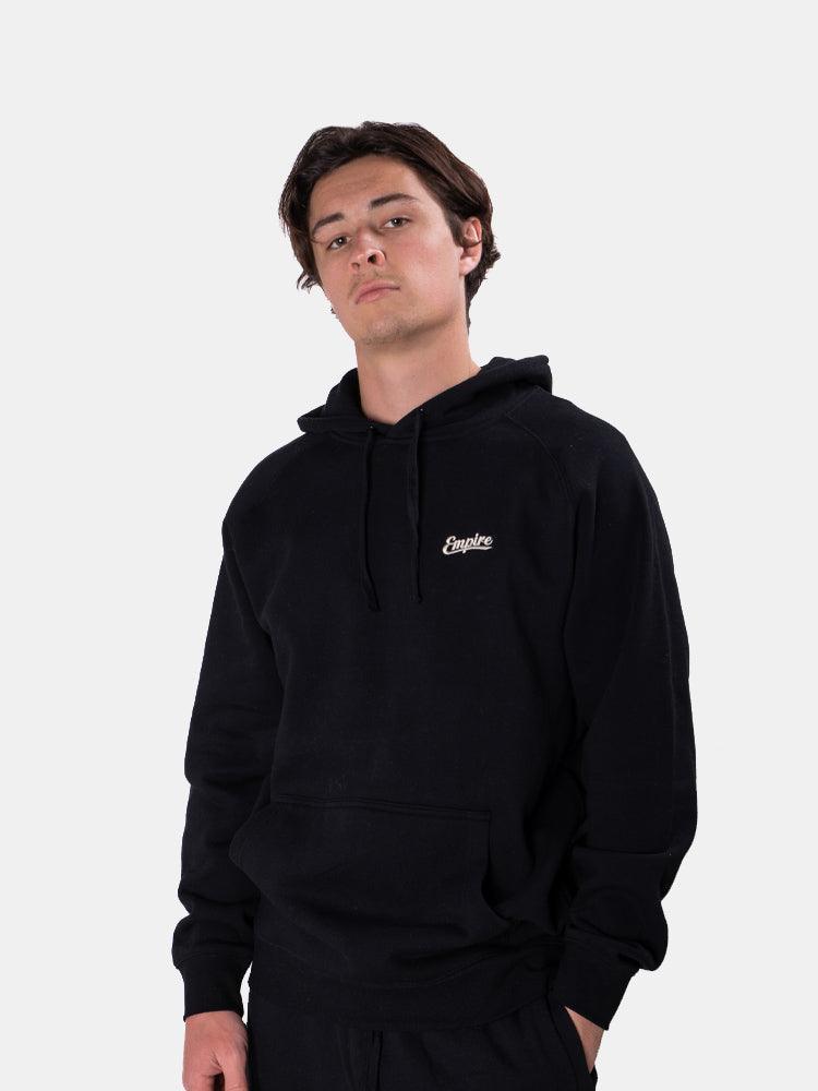 Empire Midweight Stitched Up Hood - Black