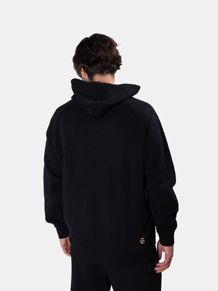 Empire Midweight Stitched Up Hood - Black