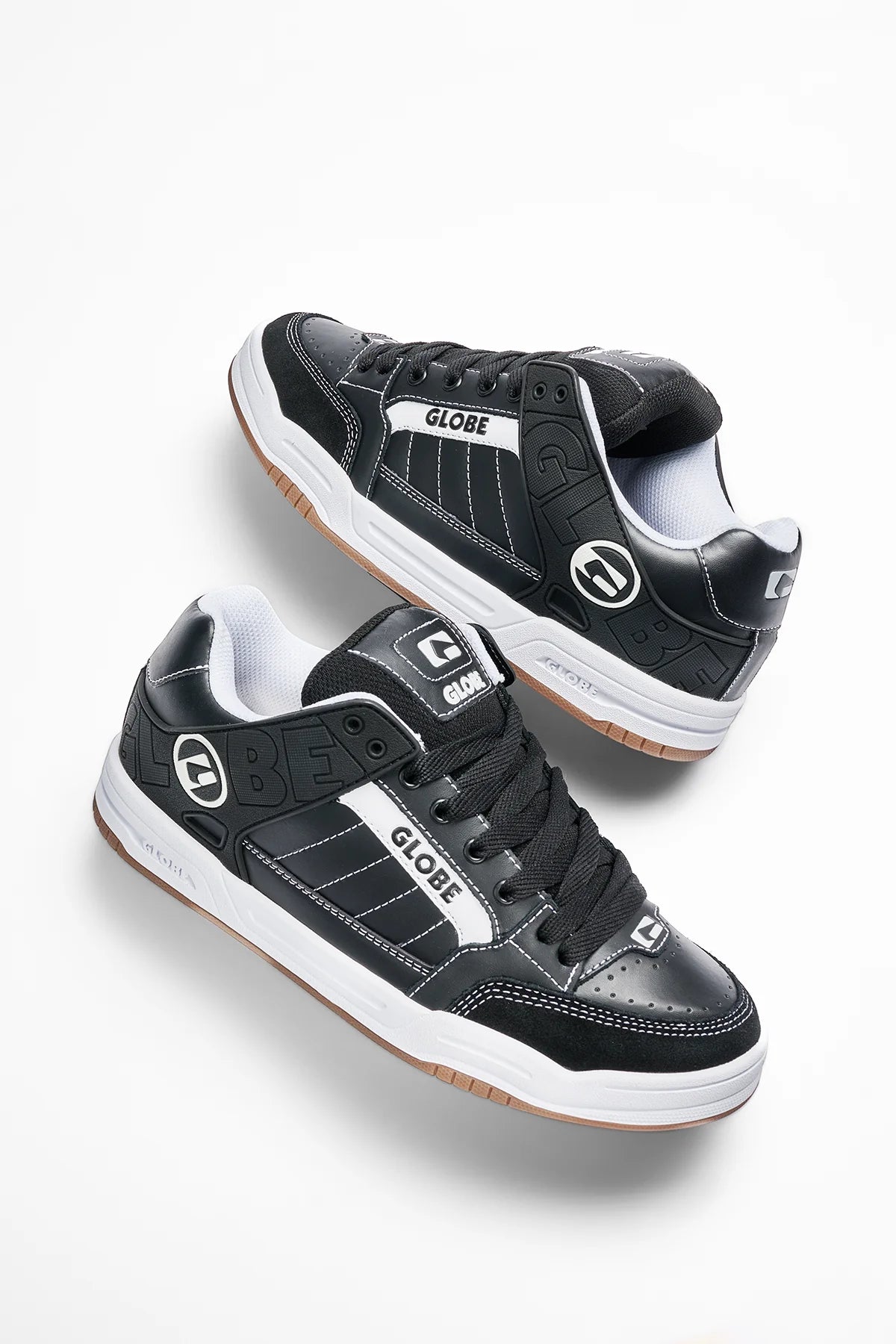 Globe Tilt - Black / White / Stitch