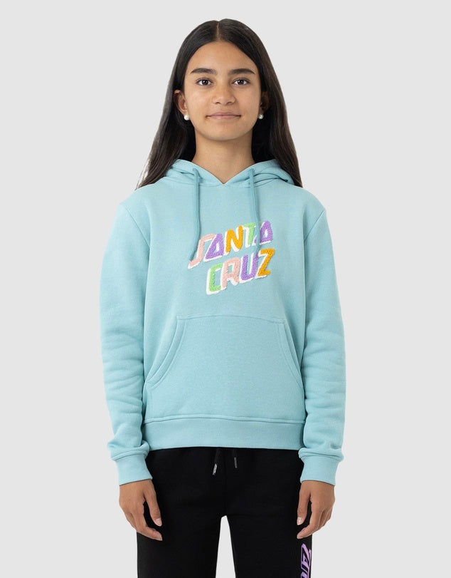 Santa Cruz Stack Strip Front Girls Hoodie