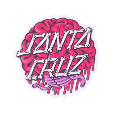 Santa Cruz Brain Dot Sticker