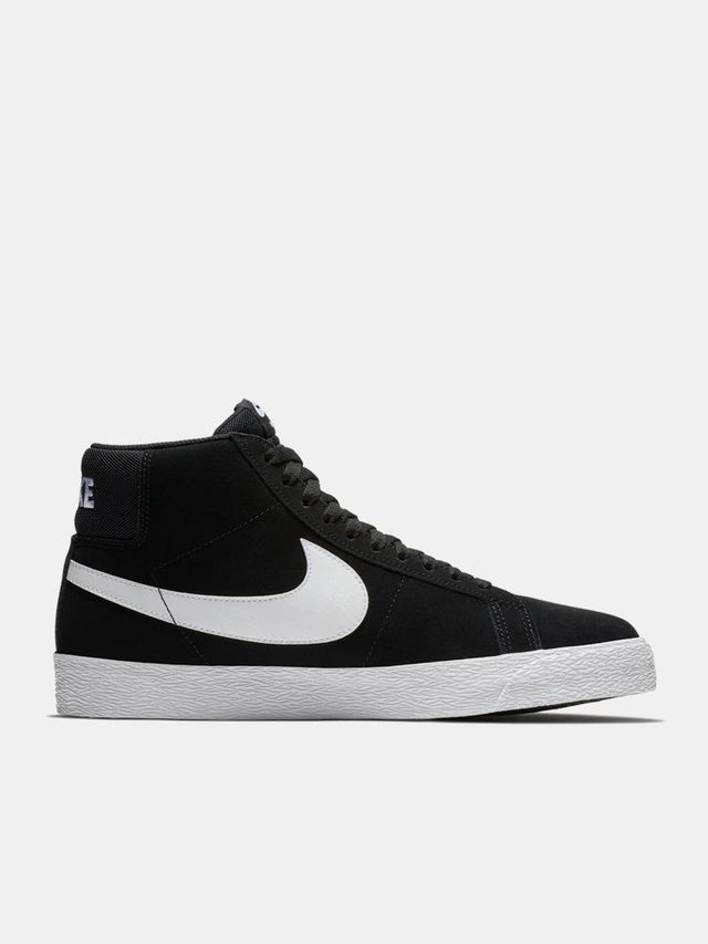 Nike SB Zoom Blazer Mid - Black / White-Shoes-Empire Skate