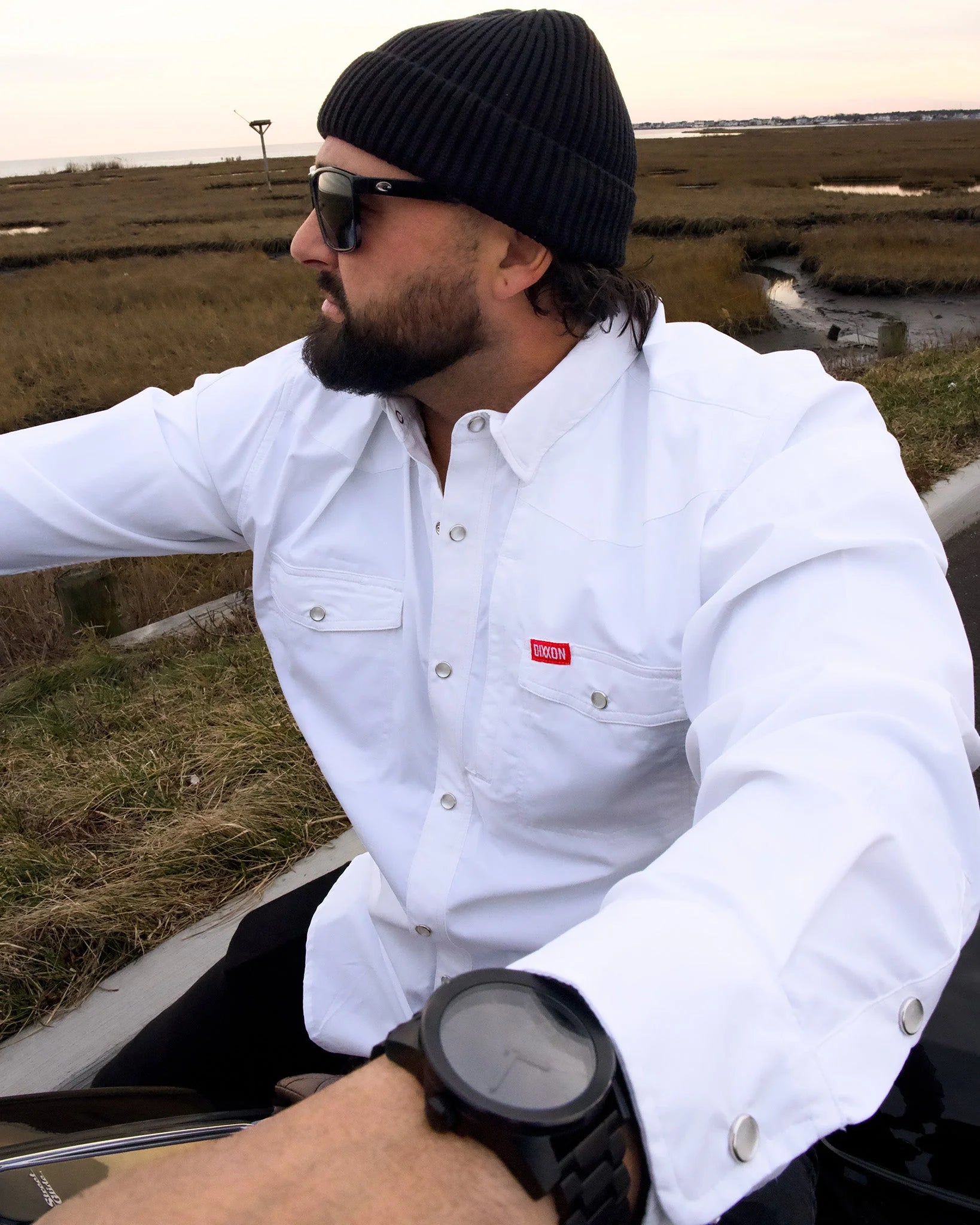 Dixxon Outdoorsman Performance Long Sleeve Shirt - White