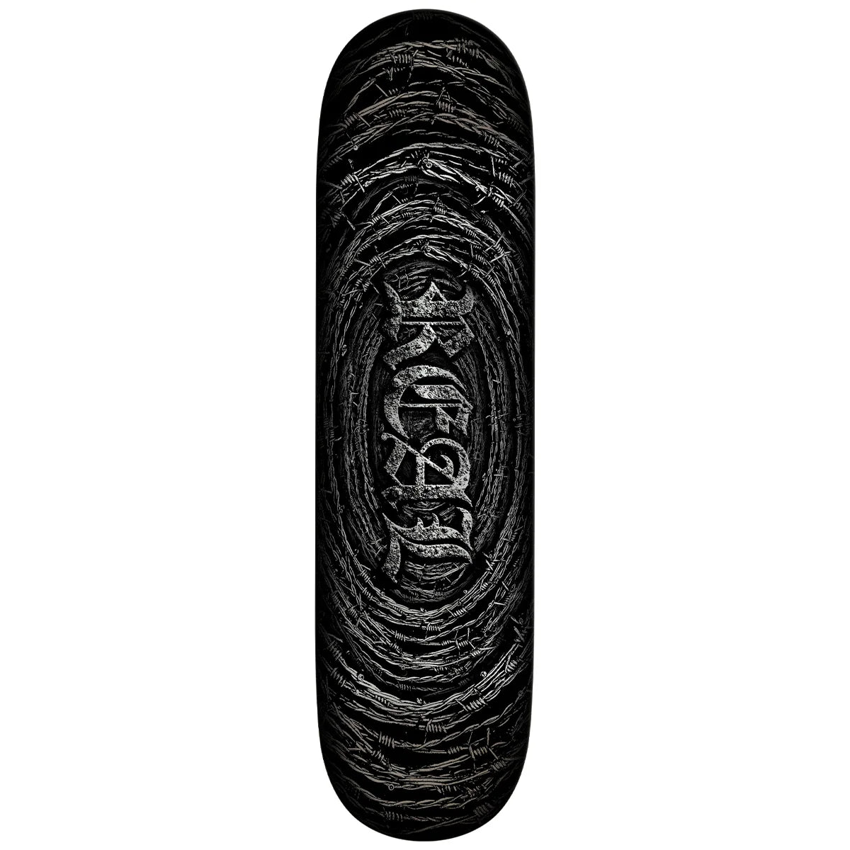REAL TEAM BARBED WIRE FOIL OVAL  8.12 DECK