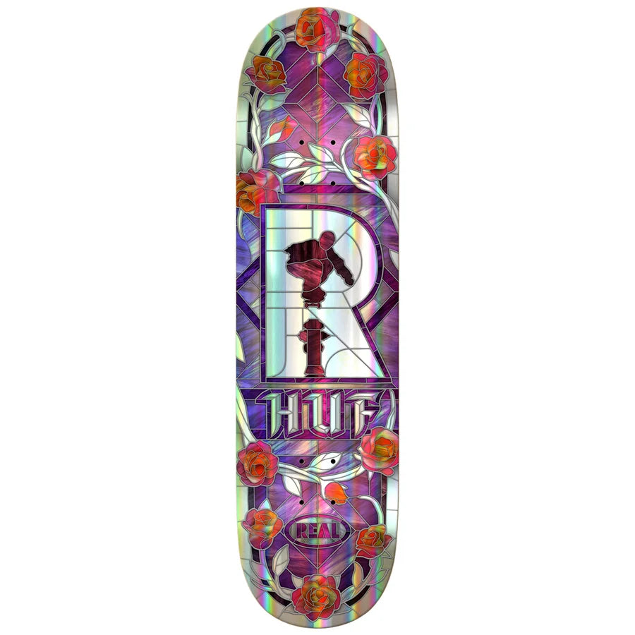 REAL KEITH HUFNAGEL CATHEDERAL HOLOGRAPHIC 8.25" DECK