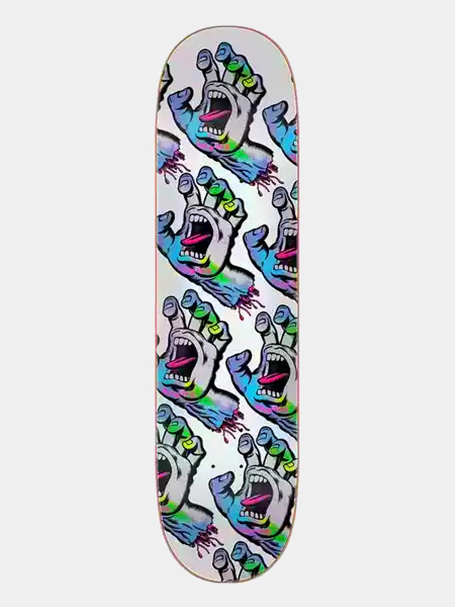 Santa Cruz Holo Screaming Hand 7 Ply Birch Deck - Empire Skate NZ
