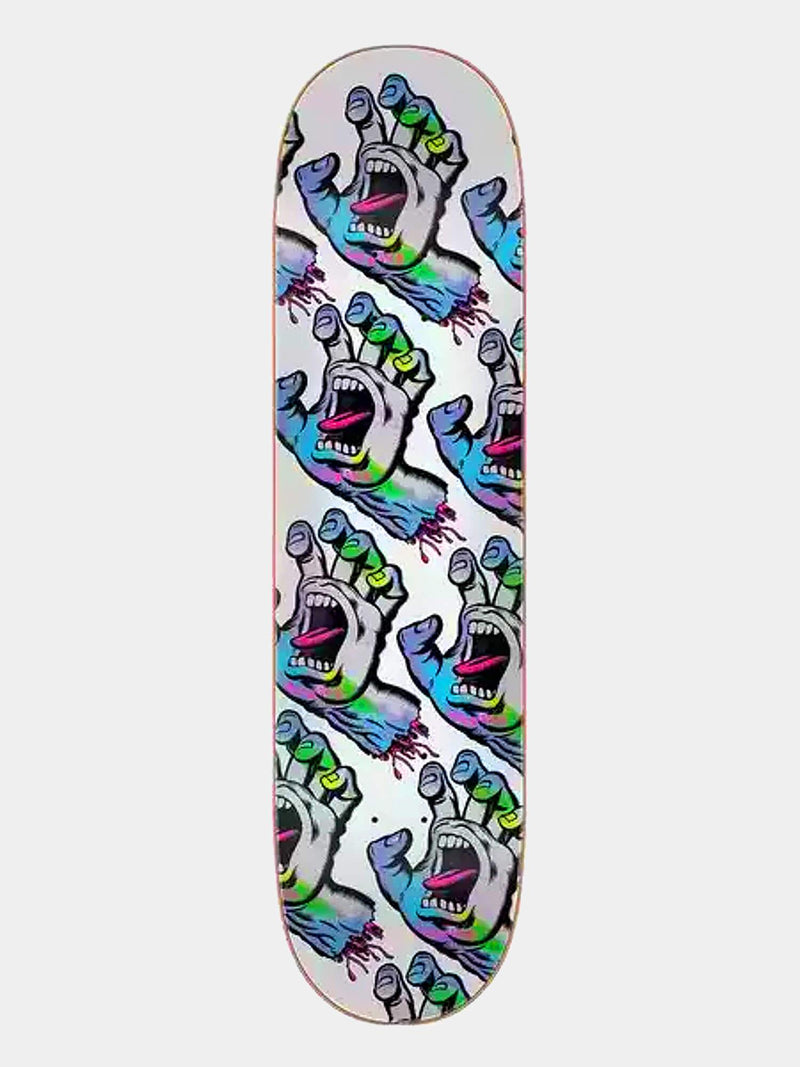 Santa Cruz Holo Screaming Hand 7 Ply Birch Deck - Empire Skate NZ