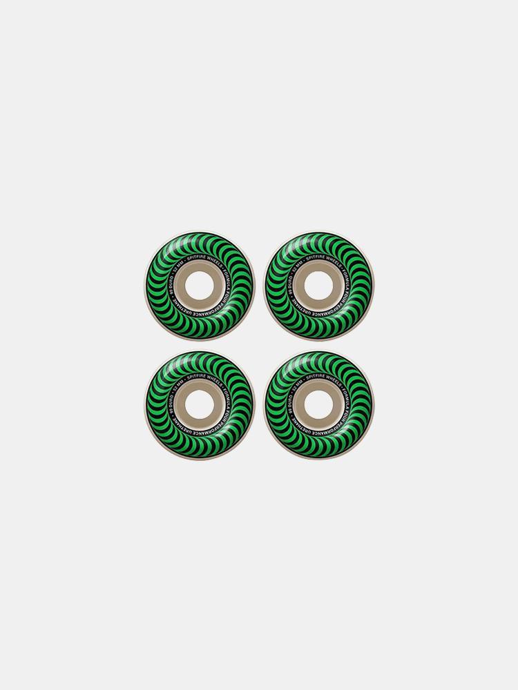 Spitfire Formula Four Classic 99D Wheels - Green-Wheels-Empire Skate