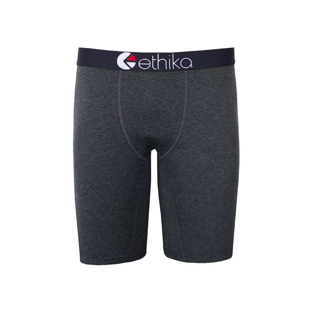 Ethika Boys Black Heather Grey Staple
