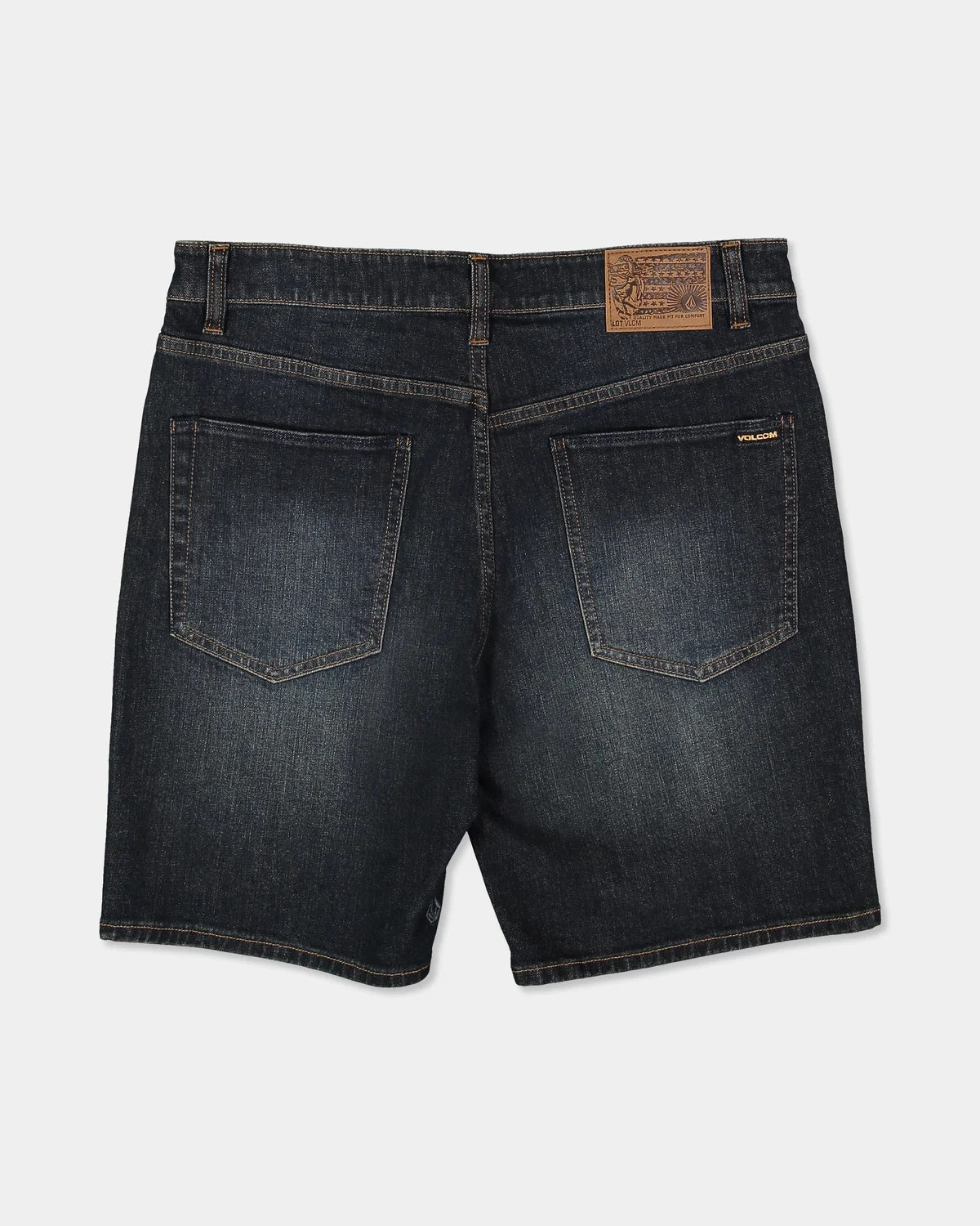 Volcom Solver Denim Shorts - New Vintage Blue