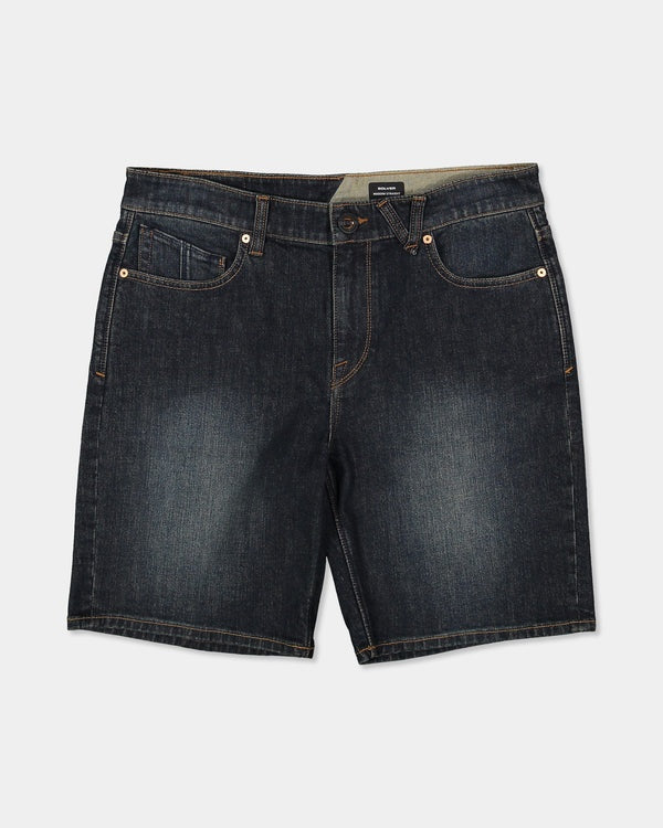 Volcom Solver Denim Shorts - New Vintage Blue