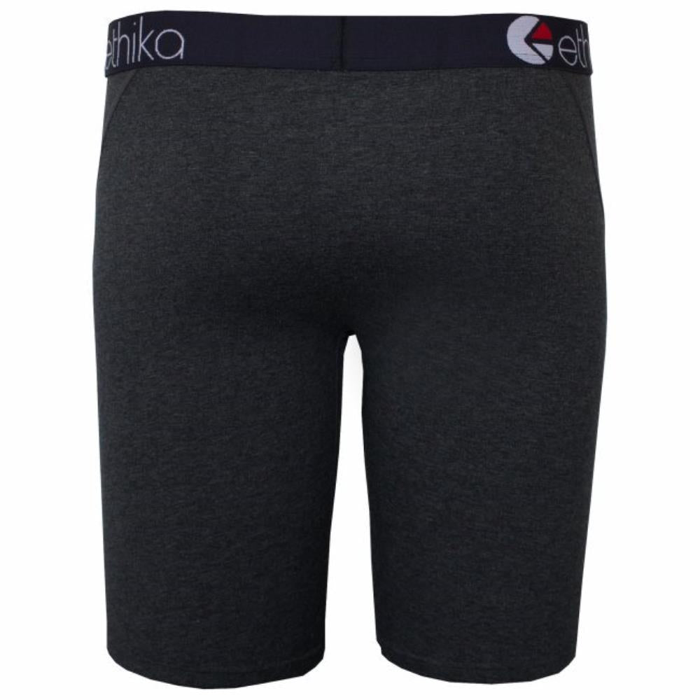 Ethika Mens Heather Black Staple Solid