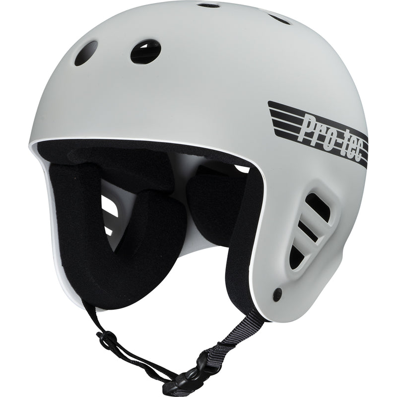 Protec Full Cut Skate Helmet - Matte White