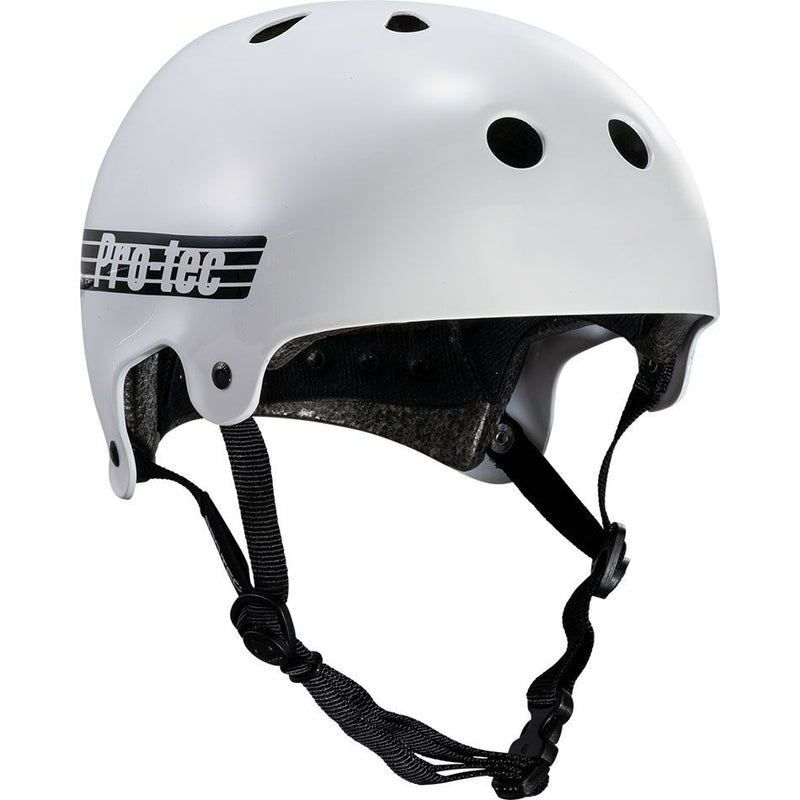 Protec Old School Certified Helmet - Gloss White