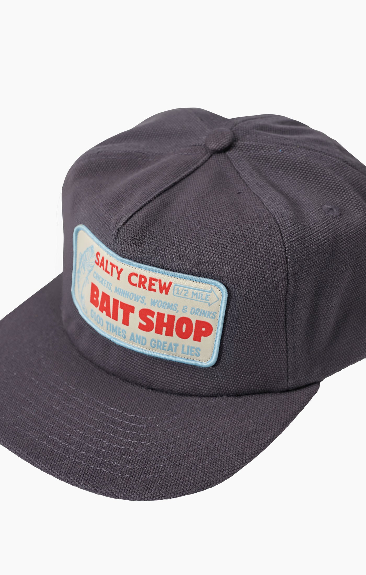 Salty Crew Bait Shop 5 Panel Hat